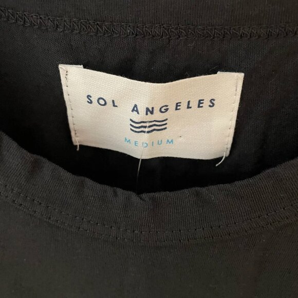 NWT Sol Angeles - Rainbow Heart Tank - Washed Black - Picture 3 of 4